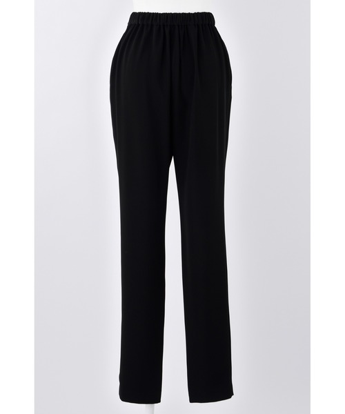 ENFOLD（エンフォルド）の「PEツイル ゴムジョッパーズ（スラックス・レディース・ブラック/ダークネイビー・38）」の7枚目の写真