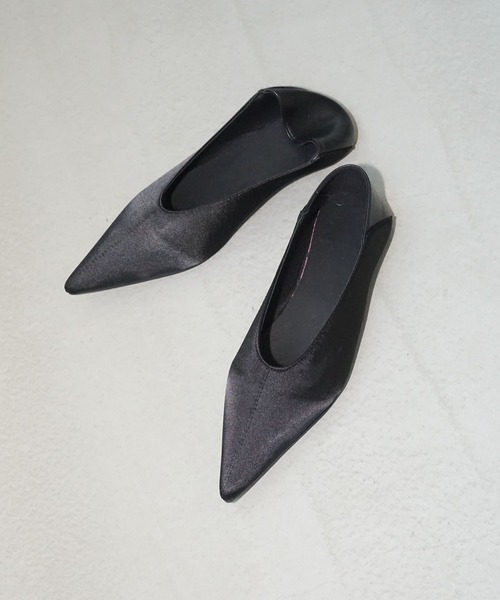 chuclla（チュクラ）の「ポインテッドトゥ 2WAYフラットパンプス chs25a020（パンプス・レディース・ブラック・36/37/38/39/40）」の3枚目の写真