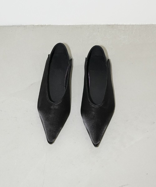 chuclla（チュクラ）の「ポインテッドトゥ 2WAYフラットパンプス chs25a020（パンプス・レディース・ブラック・36/37/38/39/40）」の10枚目の写真