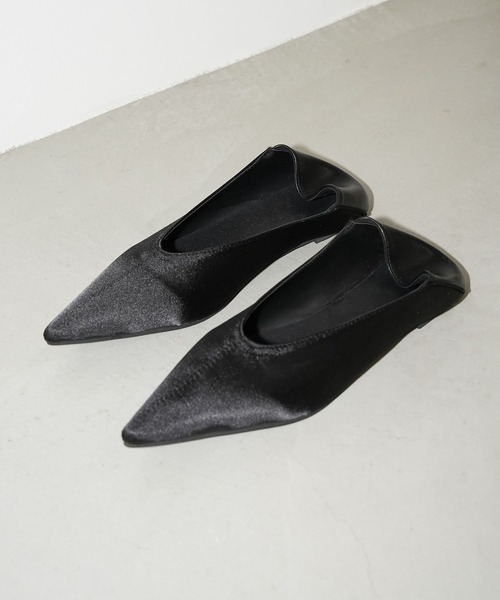 chuclla（チュクラ）の「ポインテッドトゥ 2WAYフラットパンプス chs25a020（パンプス・レディース・ブラック・36/37/38/39/40）」の13枚目の写真