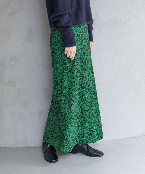 セール】フラワープリントナロースカート（スカート）｜A part by