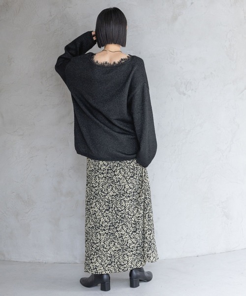 セール】フラワープリントナロースカート（スカート）｜A part by