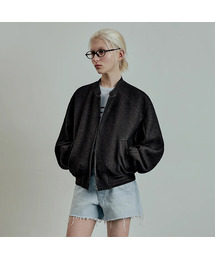 LMOOD（エルムード）の「プレスティージツイードボンバージャケットブラウン（その他アウター）」