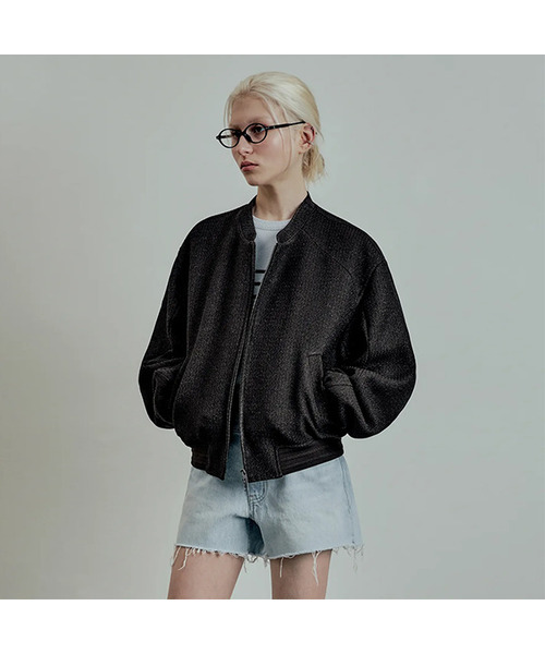 LMOOD(エルムード)の「プレスティージツイードボンバージャケットブラウン(その他アウター・メンズ・その他・44/46/48)」の1枚目の写真