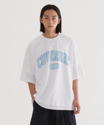 アーチメッシュTシャツ ホワイト