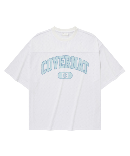 COVERNAT（カバーナット）の「アーチメッシュTシャツ ホワイト（Tシャツ/カットソー・レディース・その他・SMALL/MEDIUM/LARGE/X-LARGE）」の2枚目の写真
