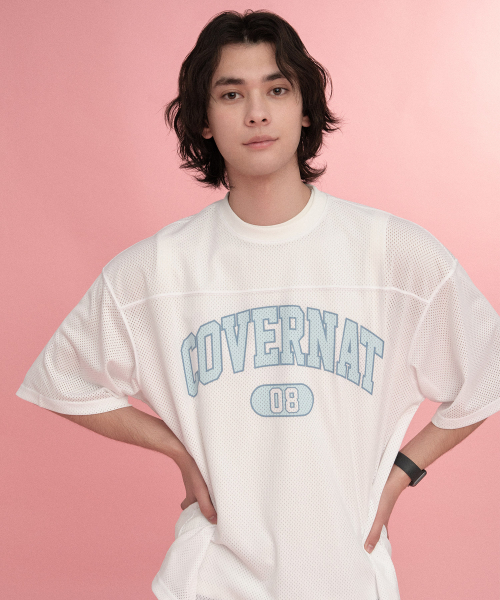 COVERNAT（カバーナット）の「アーチメッシュTシャツ ホワイト（Tシャツ/カットソー・レディース・その他・SMALL/MEDIUM/LARGE/X-LARGE）」の4枚目の写真