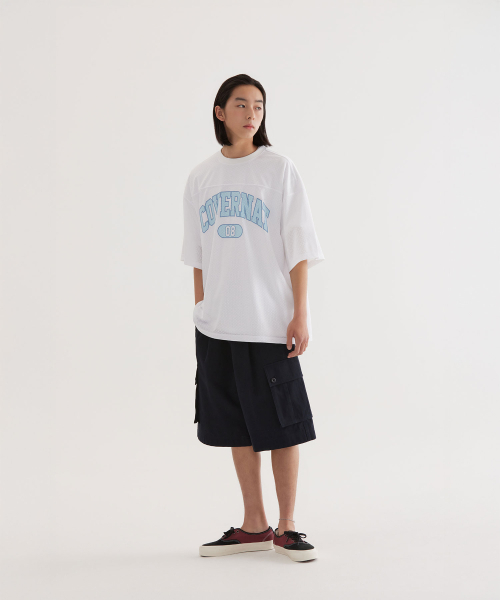 COVERNAT（カバーナット）の「アーチメッシュTシャツ ホワイト（Tシャツ/カットソー・レディース・その他・SMALL/MEDIUM/LARGE/X-LARGE）」の7枚目の写真