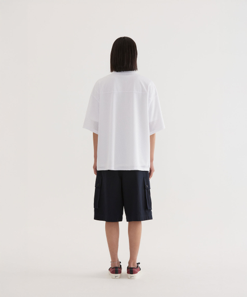 COVERNAT（カバーナット）の「アーチメッシュTシャツ ホワイト（Tシャツ/カットソー・レディース・その他・SMALL/MEDIUM/LARGE/X-LARGE）」の8枚目の写真