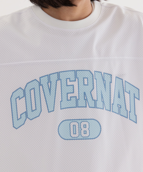 COVERNAT（カバーナット）の「アーチメッシュTシャツ ホワイト（Tシャツ/カットソー・レディース・その他・SMALL/MEDIUM/LARGE/X-LARGE）」の9枚目の写真