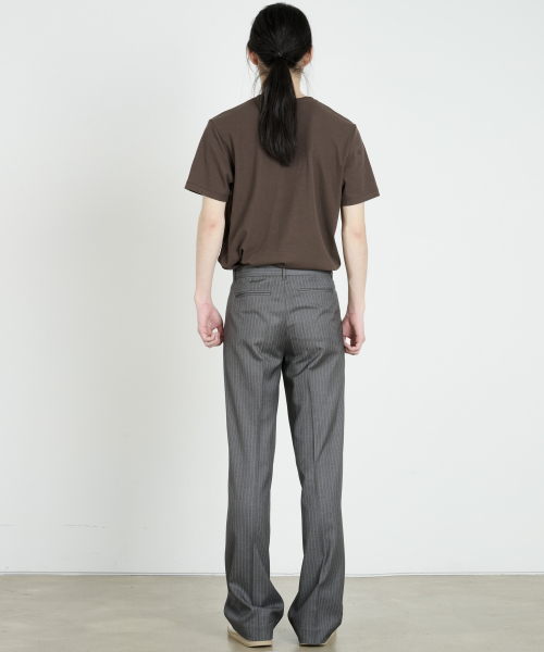 DUSTYWHITE(ダスティーホワイト)の「ブラウンリブTシャツ(Tシャツ/カットソー・メンズ・その他・MEDIUM/LARGE/X-LARGE)」の4枚目の写真