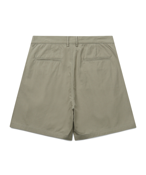 CONNECT KINLOCH(コネクトキンロック)の「ツーピンタックハーフパンツ(ライトカーキ)(その他パンツ・メンズ・その他・MEDIUM/LARGE/X-LARGE)」の3枚目の写真