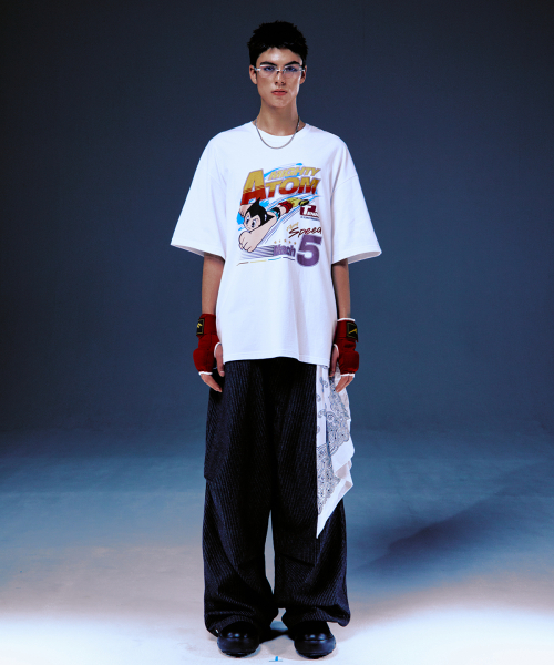 MAINBOOTH（メインブース）の「[アトム] スピードTシャツ(ホワイト)（Tシャツ/カットソー・レディース・その他・2/3）」の7枚目の写真