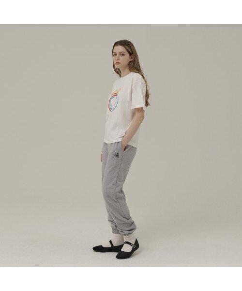 Between A and B（ビトウィーンエイアンドビー）の「リラックスフィットピーチプリントTシャツ[ホワイト]（Tシャツ/カットソー・レディース・その他・FREE）」の4枚目の写真