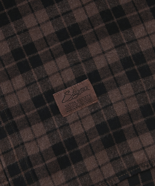 STIGMA(スティグマ)の「PIGMENT CROP OVER SHIRTS BROWN(シャツ/ブラウス・メンズ・その他・MEDIUM/LARGE/X-LARGE)」の6枚目の写真
