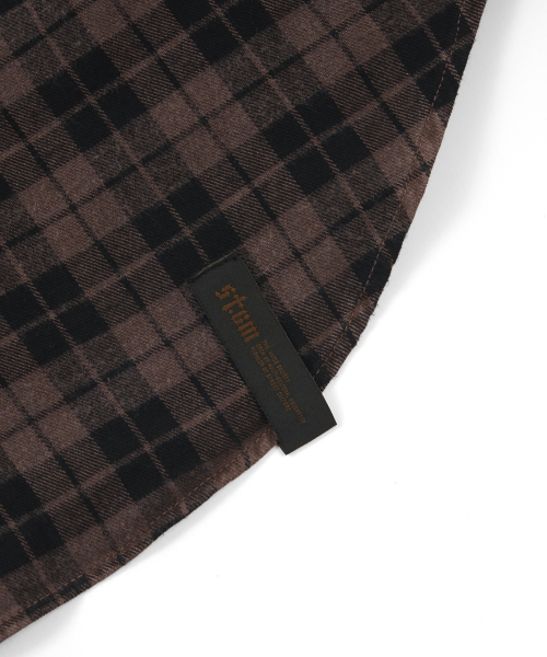 STIGMA(スティグマ)の「PIGMENT CROP OVER SHIRTS BROWN(シャツ/ブラウス・メンズ・その他・MEDIUM/LARGE/X-LARGE)」の11枚目の写真