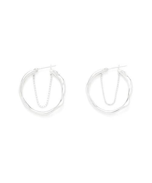 MAISON D' PULSE（メゾンドパルス）の「MAISON D’ PULSE( メゾンドパルス ）別注ピアス（ピアス（両耳用）・レディース・シルバー・F）」の5枚目の写真