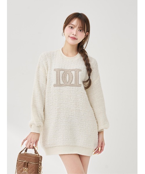 Darich DDロゴツイードニットプルオーバー DDロゴツイードニットプルオーバー（ニット/セーター）｜Darich