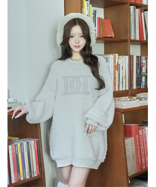 DDロゴツイードニットプルオーバー（ニット/セーター）｜Darich