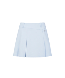 WOMEN SM BACK PLEATED SKIRT_LB