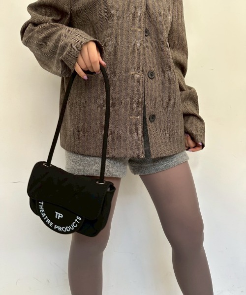 THEATRE PRODUCTS（シアタープロダクツ）の「フェイクスウェードキルティングバッグ（ハンドバッグ・レディース・ベージュ/ブラック・FREE）」の13枚目の写真