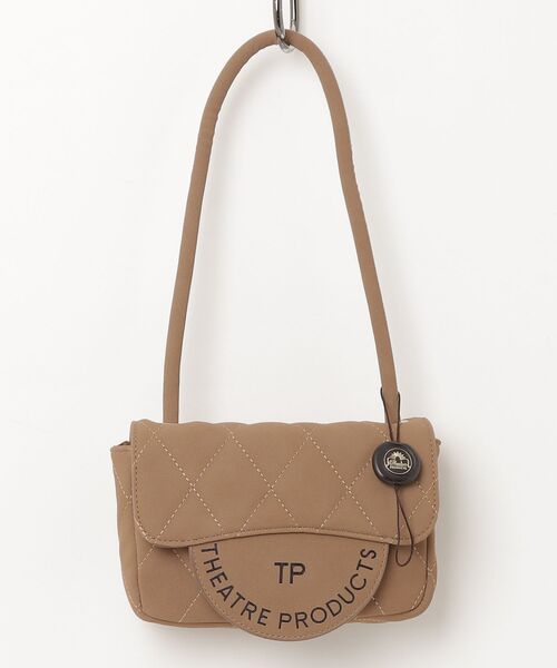 THEATRE PRODUCTS（シアタープロダクツ）の「フェイクスウェードキルティングバッグ（ハンドバッグ・レディース・ベージュ/ブラック・FREE）」の9枚目の写真