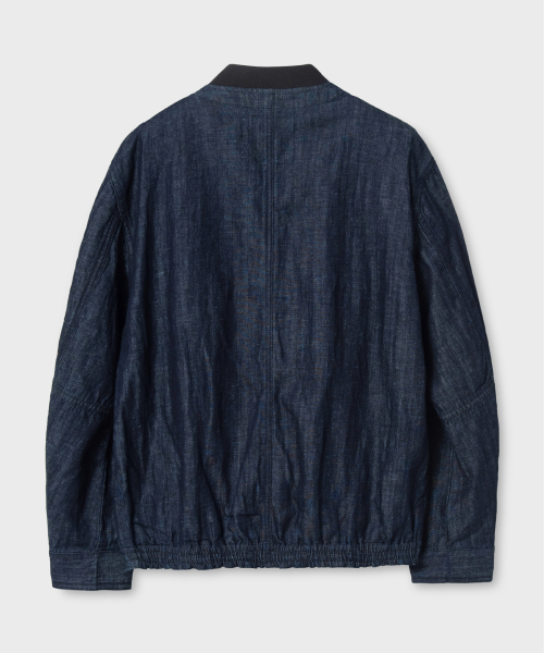 NONBLANK（ノンブランク）の「MA-1ジャケット_インディゴブルー（ブルゾン・レディース・その他・MEDIUM/LARGE/X-LARGE）」の2枚目の写真