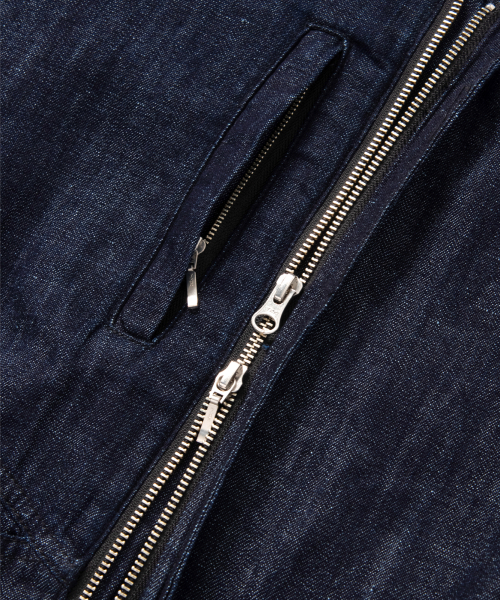 NONBLANK（ノンブランク）の「MA-1ジャケット_インディゴブルー（ブルゾン・レディース・その他・MEDIUM/LARGE/X-LARGE）」の4枚目の写真