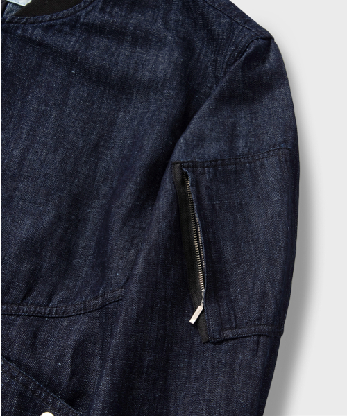 NONBLANK（ノンブランク）の「MA-1ジャケット_インディゴブルー（ブルゾン・レディース・その他・MEDIUM/LARGE/X-LARGE）」の8枚目の写真