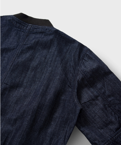 NONBLANK（ノンブランク）の「MA-1ジャケット_インディゴブルー（ブルゾン・レディース・その他・MEDIUM/LARGE/X-LARGE）」の9枚目の写真