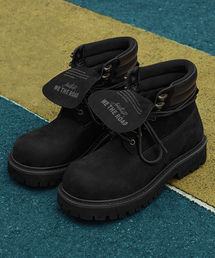 WETHEROAD（ウィーザロード）の「WTRD5126 Camp Nubuck 7 Hole Walker Black（ブーツ）」