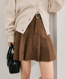 mystic（ミスティック）の「ベルト付きコーデュロイミニスカート（スカート）」