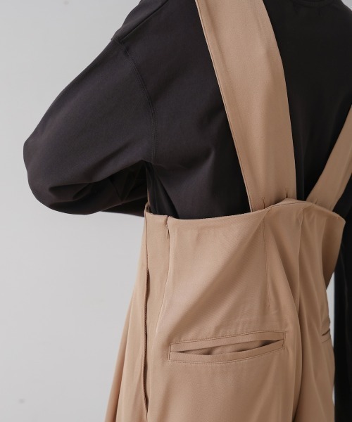 Bou Jeloud（ブージュルード）の「ハイウエストサロペット（サロペット/オーバーオール・レディース・ベージュ・MEDIUM）」の8枚目の写真