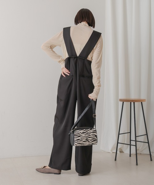 Bou Jeloud（ブージュルード）の「ハイウエストサロペット（サロペット/オーバーオール・レディース・ベージュ・MEDIUM）」の19枚目の写真