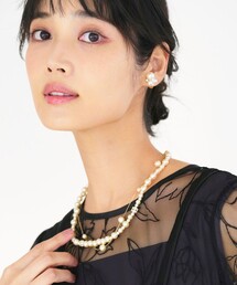 ANY SIS | ロンデルパール調ステーション ネックレス(ネックレス)