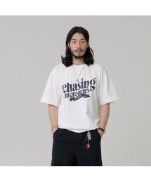 BUBBLPIECE（バブルピース）の「16番手チェイシングピグメントTシャツ_ホワイト（Tシャツ/カットソー）」