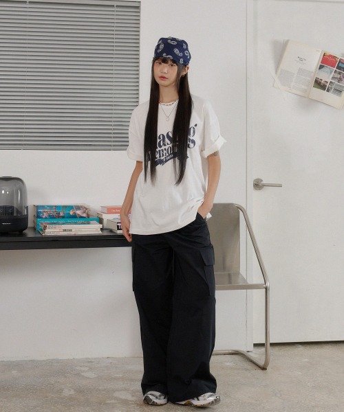 BUBBLPIECE(バブルピース)の「16番手チェイシングピグメントTシャツ_ホワイト(Tシャツ/カットソー・レディース・その他・MEDIUM/LARGE)」の5枚目の写真