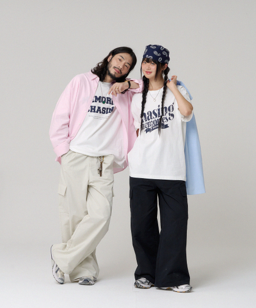 BUBBLPIECE(バブルピース)の「16番手チェイシングピグメントTシャツ_ホワイト(Tシャツ/カットソー・レディース・その他・MEDIUM/LARGE)」の6枚目の写真