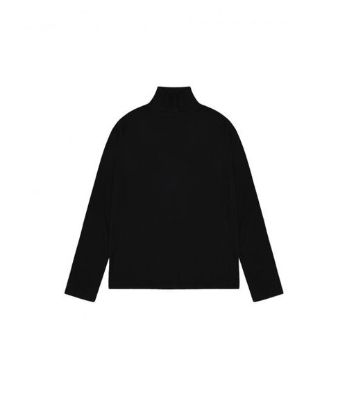 GOZER（ゴーザー）の「UNDER TURTLE-NECK_BLACK（Tシャツ/カットソー・メンズ・ブラック・LARGE/X-LARGE）」の3枚目の写真