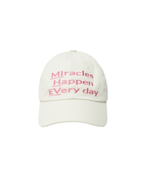 MIHEV（ミヘブ）の「ミラクルヘプンエブリデイボールキャップアイボリーピンク（キャップ）」