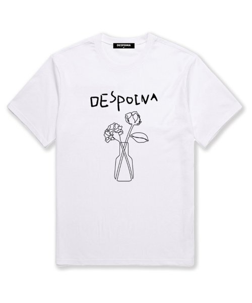 OUSE(オウズ)の「VASE LOGO オーバーサイズ 半袖Tシャツ (DS005) ホワイト(Tシャツ/カットソー・レディース・その他・SMALL/MEDIUM/LARGE/X-LARGE/XX-LARGE)」の1枚目の写真