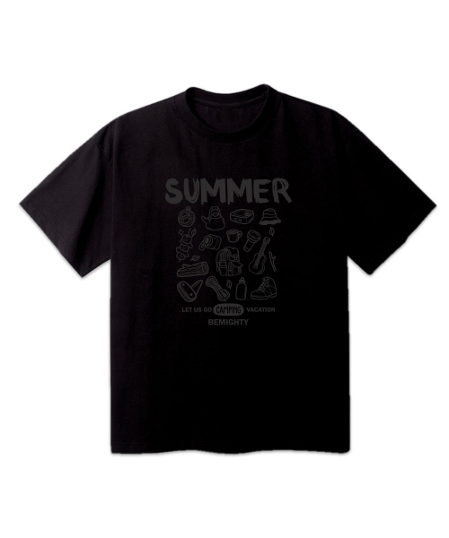 BEMIGHTY（ビーマイティー）の「サマーキャンプオーバーサイズ半袖Tシャツ[オートミール]（Tシャツ/カットソー・メンズ・その他・LARGE/X-LARGE/XX-LARGE）」の3枚目の写真