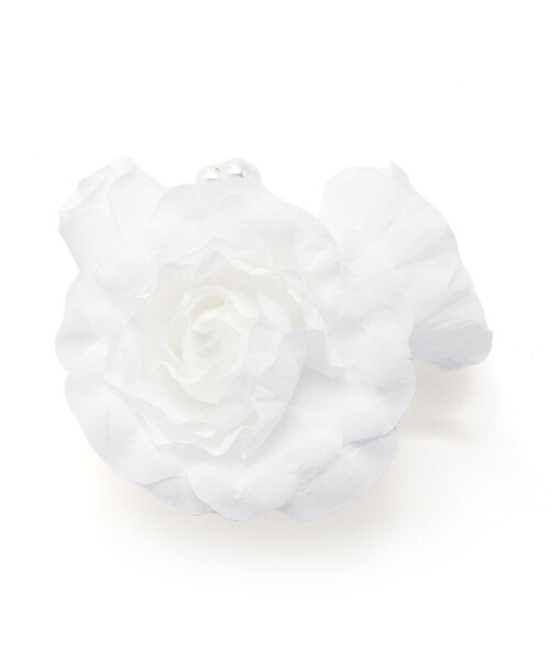 BeBe（ベベ）の「【日本製】フラワーコサージュ（ブローチ/コサージュ・キッズ・ブルー/ホワイト・FREE）」の6枚目の写真