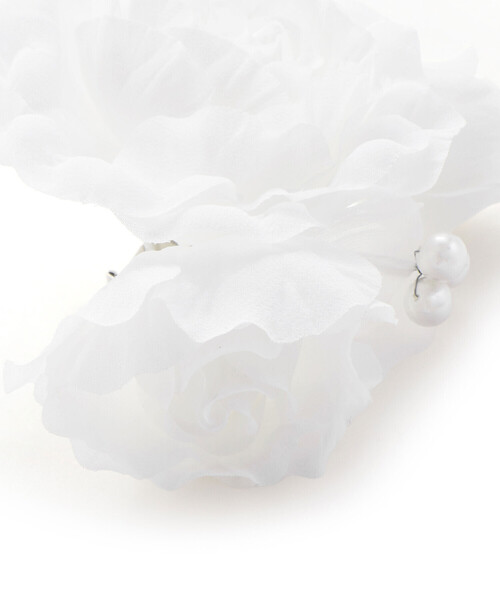 BeBe（ベベ）の「【日本製】フラワーコサージュ（ブローチ/コサージュ・キッズ・ブルー/ホワイト・FREE）」の10枚目の写真