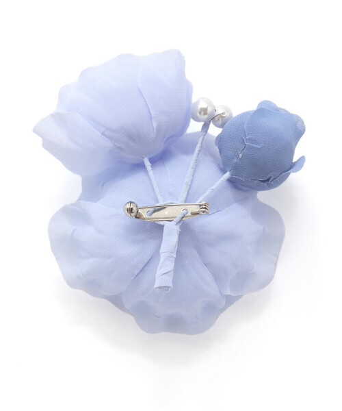 BeBe（ベベ）の「【日本製】フラワーコサージュ（ブローチ/コサージュ・キッズ・ブルー/ホワイト・FREE）」の12枚目の写真