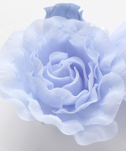 BeBe（ベベ）の「【日本製】フラワーコサージュ（ブローチ/コサージュ・キッズ・ブルー/ホワイト・FREE）」の13枚目の写真