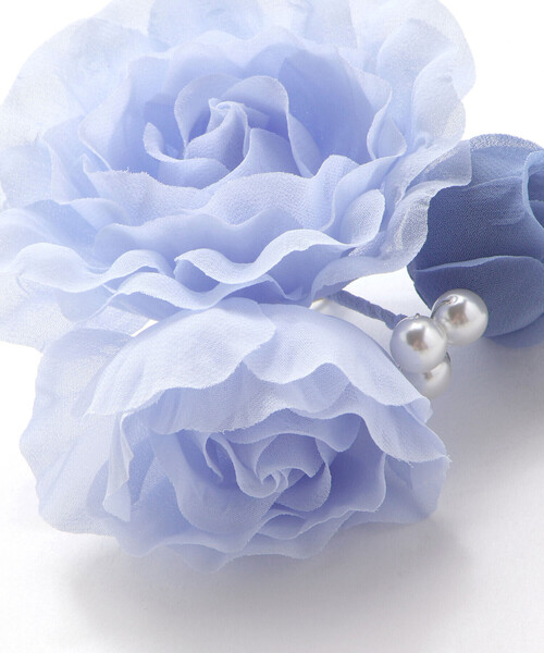 BeBe（ベベ）の「【日本製】フラワーコサージュ（ブローチ/コサージュ・キッズ・ブルー/ホワイト・FREE）」の15枚目の写真