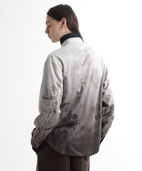 HARE(ハレ)の「フラワーグラデーションシャツ(HARE)(シャツ/ブラウス・メンズ・ブルー/グレー・FREE)」の10枚目の写真