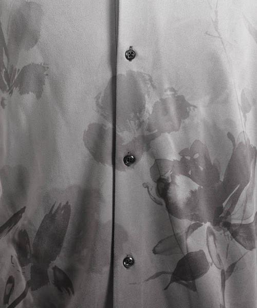 HARE(ハレ)の「フラワーグラデーションシャツ(HARE)(シャツ/ブラウス・メンズ・ブルー/グレー・FREE)」の22枚目の写真