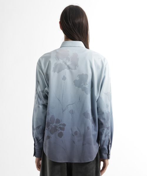 HARE(ハレ)の「フラワーグラデーションシャツ(HARE)(シャツ/ブラウス・メンズ・ブルー/グレー・FREE)」の17枚目の写真